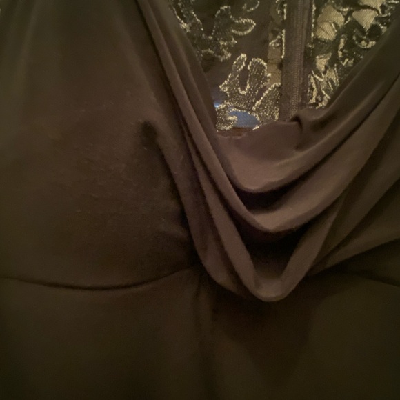 NWT Xscape by Joanna Chen Black Sequined Cocktail Dress Size 10 - Picture 8 of 8